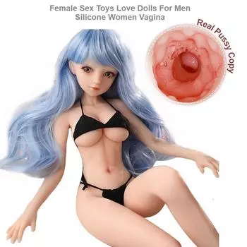 Секс-женские милые секс-игрушки Love Dolls для мужчин Силиконовые женские вагины Real Feel Мастурбация Pussy Doll Body Реалистичная секс-игрушка для взрослых 40cm (NOT cloth included)