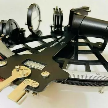 Секстант Tamaya Marine Brass Black, рабочий, навигационный, полностью функциональный