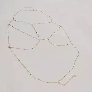 Сексуальная цепочка для бюстгальтера, многослойная блестящая кисточка со стразами, золотой, серебряный цвет, металлический пляжный бикини, на груди, цепочка для тела, ювелирное ожерелье, клубные аксессуары серебряный