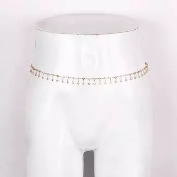 Сексуальная цепочка для тела с кисточками, цепочка на талию, цепочка на живот, тонкие бусины, цепочка для тела, пояс с цепочкой на талию, женские украшения для тела серебряный