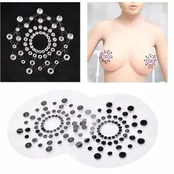 Сексуальная форма цветка, пирожки для груди, бюстгальтер с блестками, клейкие наклейки, накладки на соски