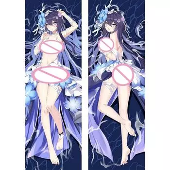 Сексуальная наволочка Seele 60x180 см, аниме, игра Honkai: Декоративная наволочка для тела Star Rail Anime Dakimakura Peach40X120CM