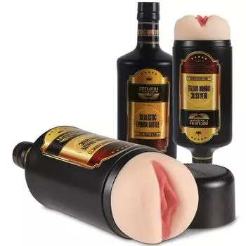 Сексуальная пивная бутылка мужской мастурбатор вагинальная настоящая киска для мужчин 18+ головка сосание пениса тренажер секс-игрушка взрослый эротический продукт