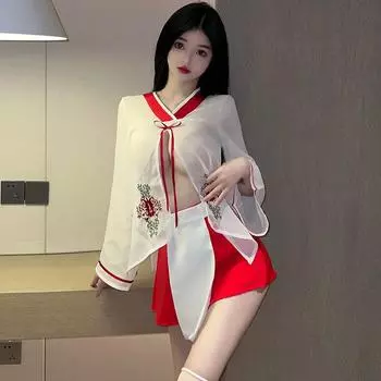 Сексуальная пижама большого размера кимоно костюм сексуальное нижнее белье соблазнение горячая кровать страсть униформа 667 average size