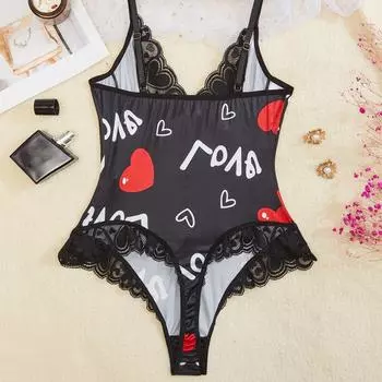 Сексуальная пижама нижнее белье цельный перспективный взрывной комбинезон чистое желание тренчкот S