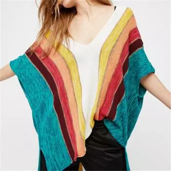 Сексуальная пляжная накидка в полоску, связанная крючком, халат де пляж, парео для женщин, купальники, пляжная одежда Saida de Praia One Size