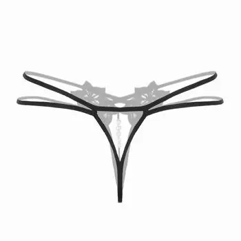 Сексуальная подвеска Lady Pearl G String V-String Женские трусики с низкой талией Нижнее белье
