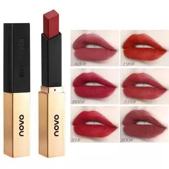Сексуальная помада для губ, матовая помада, долговечная, водонепроницаемая для женщин 420
