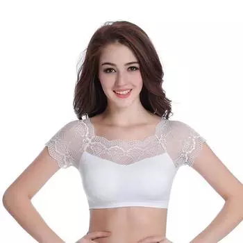 Сексуальная сетчатая кружевная рубашка с одним вырезом, майка, женская летняя повседневная футболка, базовые топы в рубчик с короткими рукавами, майки-бары One Size розовый