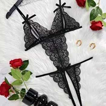 Сексуальная Соберите Сексуальная Пижама Полая Спина Комбинезон Взрослый S