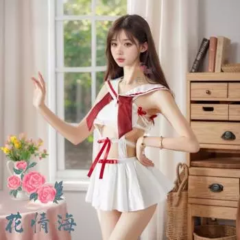 Сексуальная юбка-плиссе с чистым желанием, японская квадратная лидерская жизненная сила, соблазнительное платье для студентки One size