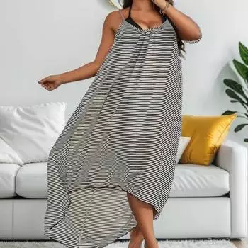 Сексуальная узкая упитанная дамская блузка большого размера с подтяжками для отдыха на пляже с солнцезащитным кремом для пляжа платье для пляжа XL