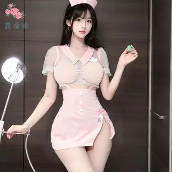 Сексуальное эротическое нижнее белье бесплатная медсестра соблазнение чистое желание одежда для свиданий халат One Size