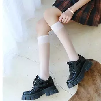 «Сексуальное белье и чулки»: Носки JK Stockings, женские носки средней длины, Sexy Temptation 3095 Hardcover (80-125 catties) белый