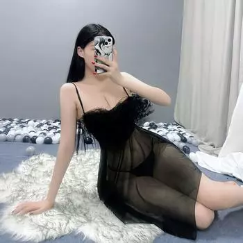 Сексуальное белье маленькая грудь соблазнение флирт горячая постель страсть костюм сексуальный безвозмездно пижама женщины полуночное очарование one size fits all