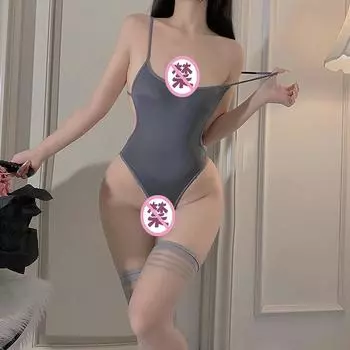 Сексуальное белье сексуальное открытое промежность комбинезон женский горячий соблазн пижама страсть мертвая библиотека водный костюм average size