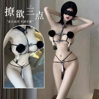 Сексуальное белье сексуальное платье трехточечная страсть униформа соблазнение кровать флирт костюм average size