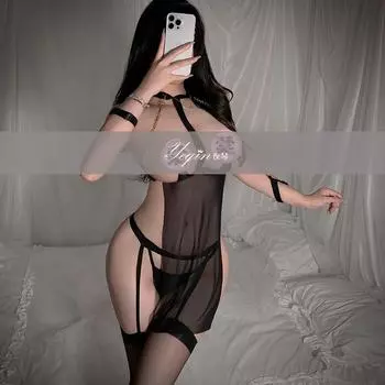 Сексуальное белье сексуальные колокольчики молочный зажим юбка соблазнение страсть без-взять cheongsam обучение M флирт принадлежности average size