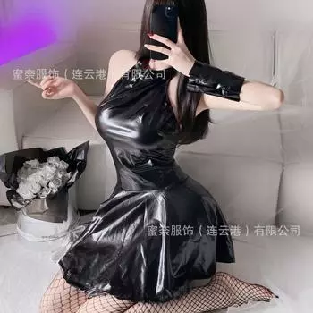 Сексуальное белье sm извращенная королева кожаная куртка страсть соблазнение сексуальный сексуальный горячий дразнящий кролик M85-105)