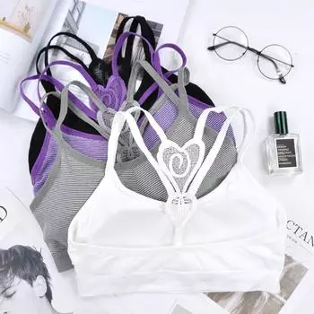 Сексуальное бесшовное нижнее белье для девочек в стиле анти-поп One Size серый