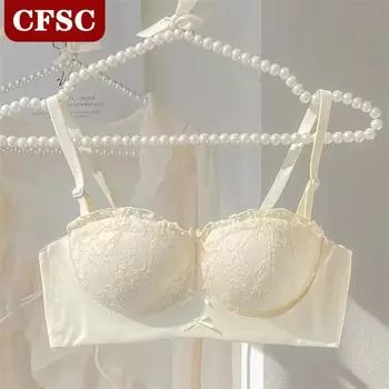 Сексуальное красивое нижнее белье без стального кольца на спине, женский бюстгальтер в сборе, регулируемый бюстгальтер с подъемом