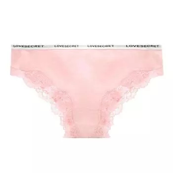 Сексуальное кружевное нижнее белье, хлопковое нижнее белье с низкой посадкой, женское нижнее белье, дышащие и минималистичные трусы M белый