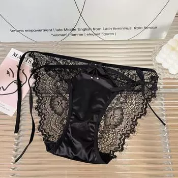 Сексуальное кружевное нижнее белье с трусиками кружевные бретели высокое женское нижнее белье Feel High Slit Pure Desire трусики с низкой талией L