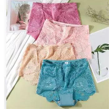 Сексуальное кружевное прозрачное женское нижнее белье, женские трусики, трусы, нижнее белье, нижнее белье L