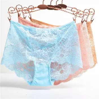 Сексуальное кружевное прозрачное женское нижнее белье, женские трусики, трусы, нижнее белье, нижнее белье L