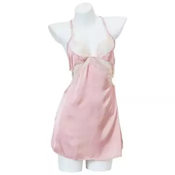 Сексуальное кружевное соблазнительное шелковое платье-пижама с подтяжками для женщин, тонкое полое, привлекательное 315 average size