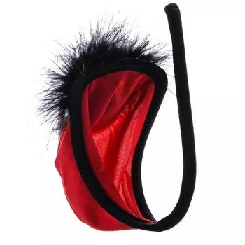 Сексуальное мужское нижнее белье, сексуальное дразнящее искушение C-образные брюки мужские C-образные брюки с волосами C-образные брюки T-образные трусы стринги D080 One Size