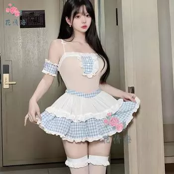 Сексуальное нижнее белье Акихабара японский костюм горничной косплей Лолита милая форма мягкой девушки One Size