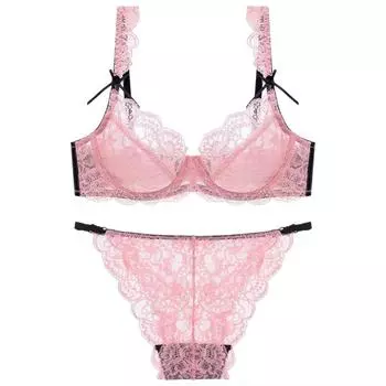 Сексуальное нижнее белье без бретелек, женский бюстгальтер с маленькой грудью без стального кольца, регулируемый комплект с бюстгальтером для груди 38B белый