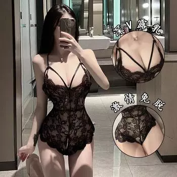 Сексуальное нижнее белье без сексуальной маленькой груди облегающее тело страсть Сао открытый файл искушение боди женщина one size fits all