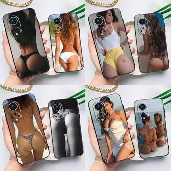 Сексуальное нижнее белье бикини для девочек для Huawei Honor Magic 5 Lite 70 50 X8 X9 a P20 P30 P40 P50 P60 Pro P Smart Nova 9 5T, чехол Honor Magic5 Pro