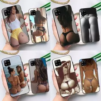 Сексуальное нижнее белье бикини для девочек для Samsung Galaxy A54 A34 A53 A73 A33 A23 A13 A51 A71 A12 A22 A32 A42 A52 A14, чехол для телефона Samsung A24 4G