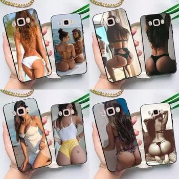 Сексуальное нижнее белье бикини для девочек, чехол для Samsung Galaxy J6 J4 Plus 2018 J8 A6 A7 A8 A9 J1 J3 J5 J7 2016 A3 A5 2017 Coque J1 2016 - J120