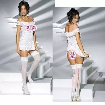 Сексуальное нижнее белье большого размера прозрачная сетка кружево сексуальная перспектива одежда секс пижамы многоразмерный M