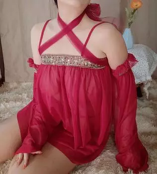 Сексуальное нижнее белье большого размера антиквариат Hanfu страсть толстый живот карман чистое желание бесплатная пижама женские товары average size (80-140)