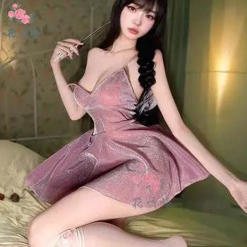 Сексуальное нижнее белье чистое желание подвязки сексуальная перспектива милая открытая спина соблазн провокационная одежда One Size