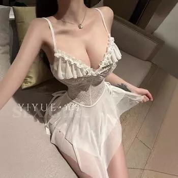 Сексуальное нижнее белье чистое желание сексуальная кружевная соблазнительная ночная рубашка горячая униформа безвозмездный пижамный комплект one size fits all