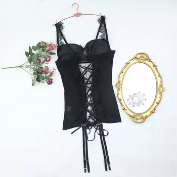 Сексуальное нижнее белье code passion сексуальная полая полуперспективная юбка на подтяжках сексуальный комплект с юбкой на подтяжках one size fits all чёрный