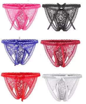 Сексуальное нижнее белье для экстремально откровенного кружевного нижнего белья [BAOQISHAN] для женщин, брюки с Т-образной спинкой, нижнее белье, перфорированное, прозрачное, трусики, женские, милые,