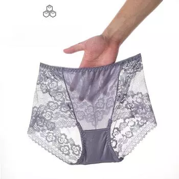Сексуальное нижнее белье для женщин, дышащие удобные трусики, модные трусики со средней талией, не оставляющие следов, женские трусики, кружевные трусики one size красный