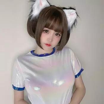 Сексуальное нижнее белье гимнастический костюм лазерная лакированная кожа кос двухмерная студентка M [80-52.5kg]