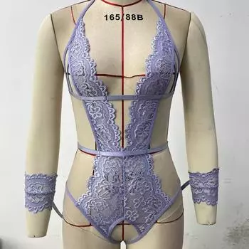 Сексуальное нижнее белье комбинезон перспектива сексуальный комбинезон кружево секс комбинезон S