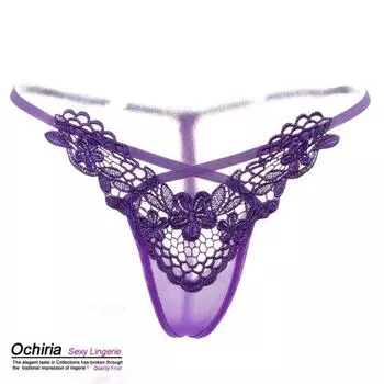 Сексуальное нижнее белье, кружевные сексуальные трусики Ozilia с открытым шаговым швом, перспектива, прозрачные стринги, соблазн D024 one size fits all