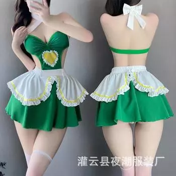 Сексуальное нижнее белье милое чистое желание ветер горничная пижама соблазнение кровать страсть свободный комплект униформы 2780 average size