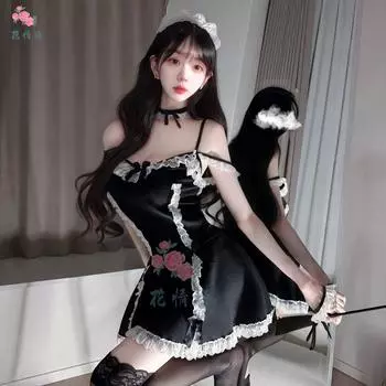 Сексуальное нижнее белье милое платье принцессы косплей сексуальная горничная горничная игровая форма One size