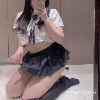 Сексуальное нижнее белье Молоко Большой размер Сексуальное нижнее белье Кровать Страсть Студент Матроска Униформа Искушение M (85-58kg)